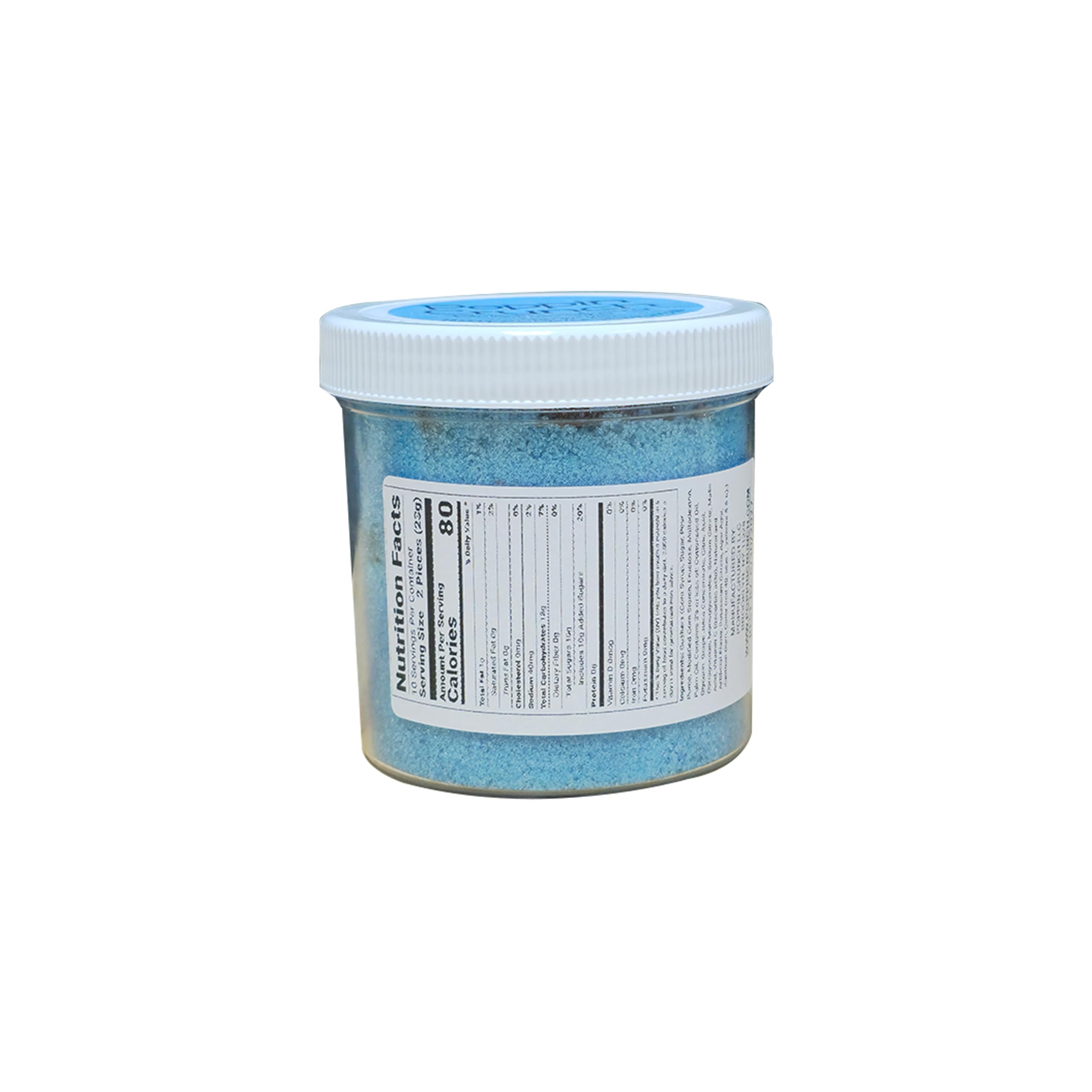 Poppin Crunch Intense Cotton Candy Gushers Candy Snacks Choice of Sweet or Sour Bonbon Candies Corn Sugar - 3 Size Options (8 Ounces, Sweet)