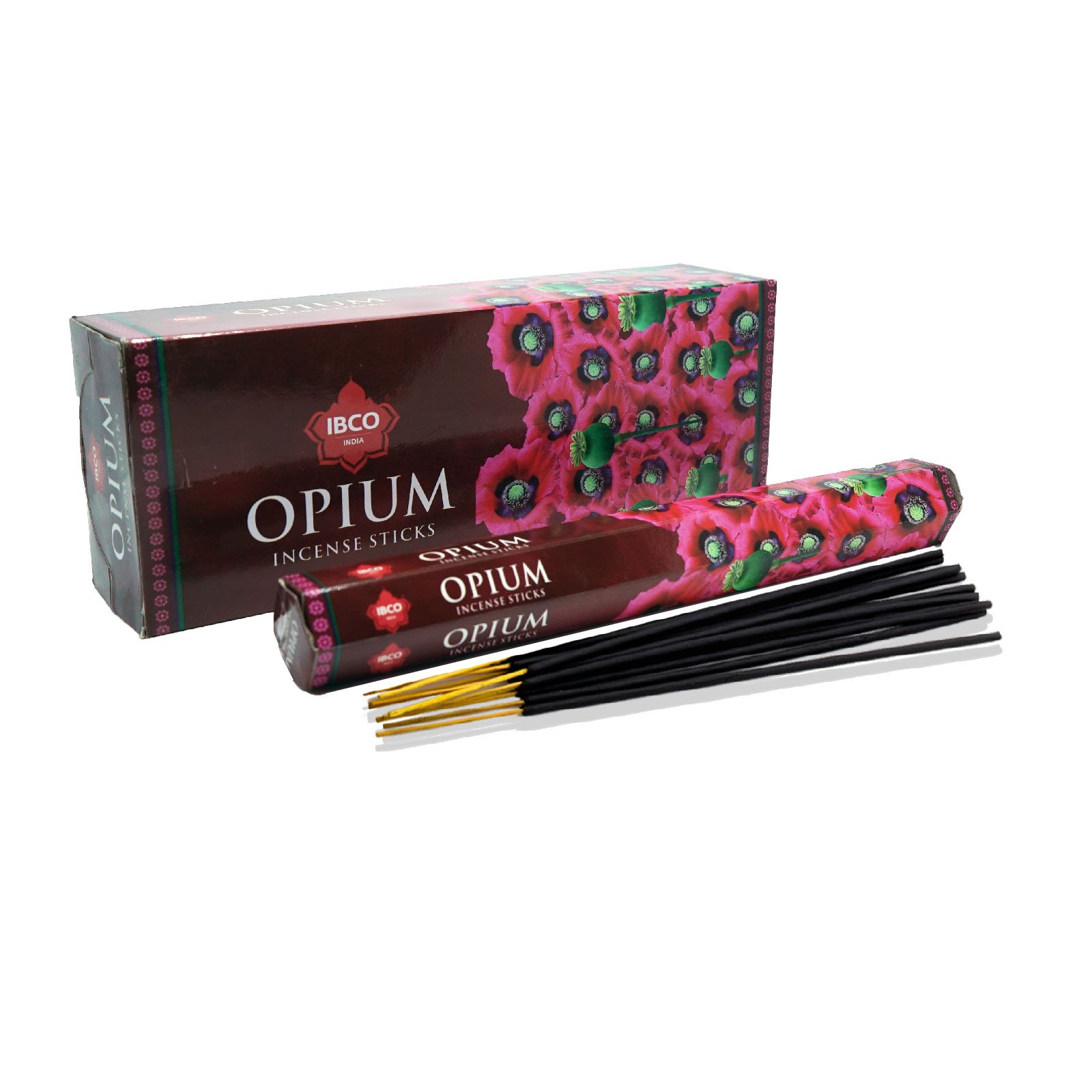 OPIUM INCENSE STICKS - Box of 6 Packets
