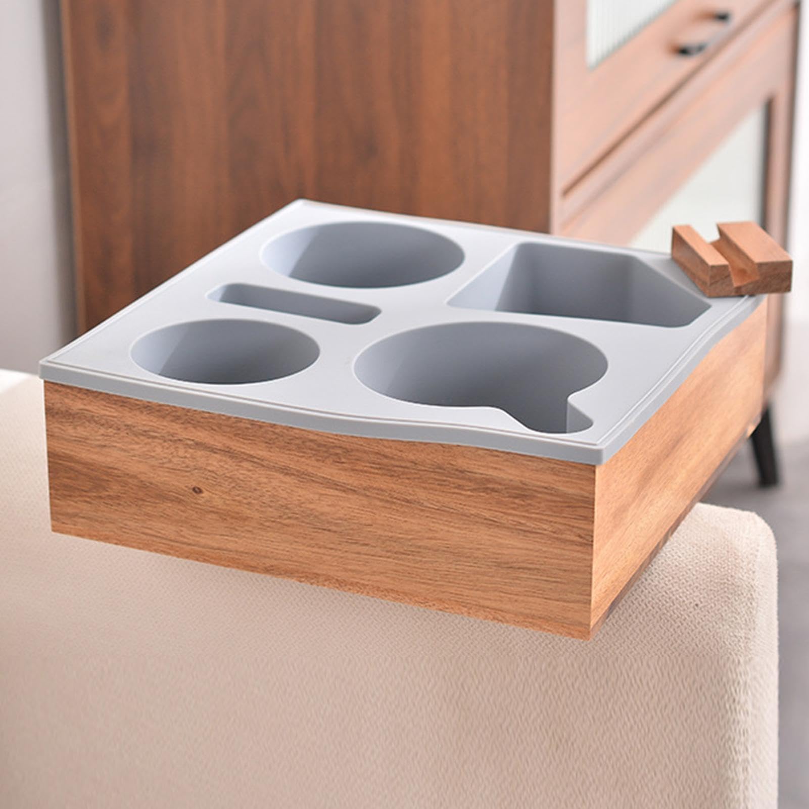 Porta Tazze Da Caffè Rustico - 2 Ripiani, Spazio Per 8 Tazze, Design Vintage - Foto 3