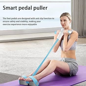 Strength Training Equipment Pedal Puller Resistance Band | 6-Tube