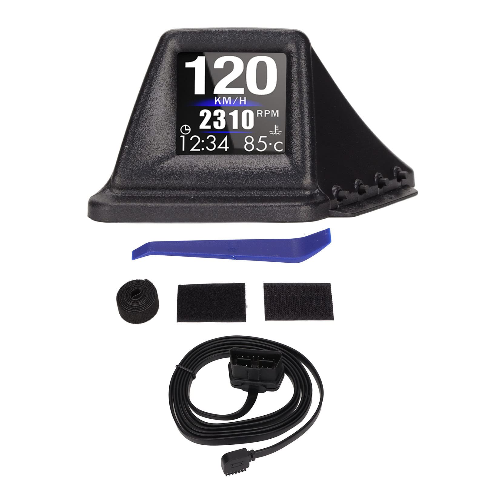 Wielofunkcyjny Samochodowy Wyświetlacz HUD, Wyświetlacz Head Up Podwójny Tryb OBD GPS HUD Gauge 4 Alarm 8 Interfejs Wyświetlacza dla Pojazdu