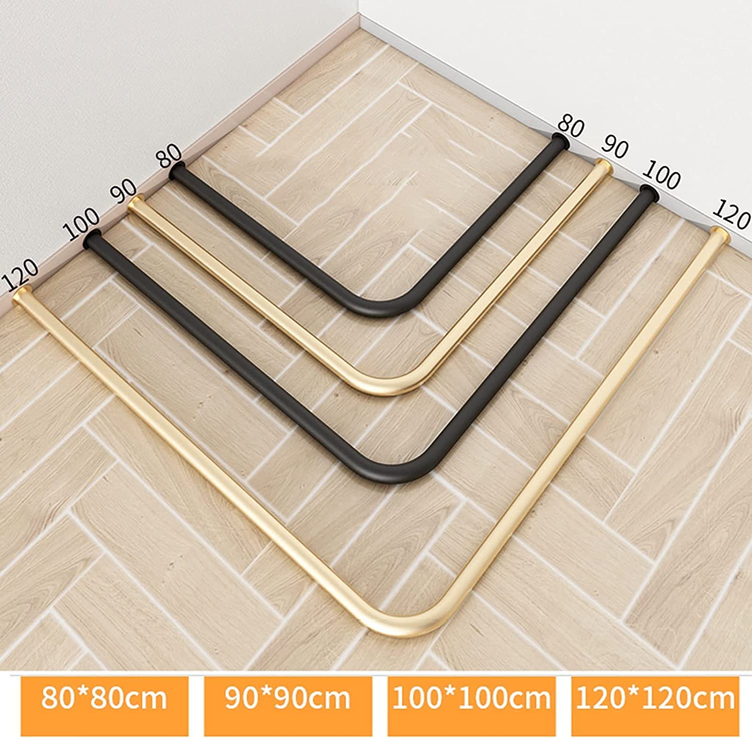 Tenda ombreggiante Semplice a Forma di L per spogliatoi Interni ed Esterni, camere da Letto - Elegante Soluzione per la Privacy, Versatile Accessorio d'arredo, Facile da installare