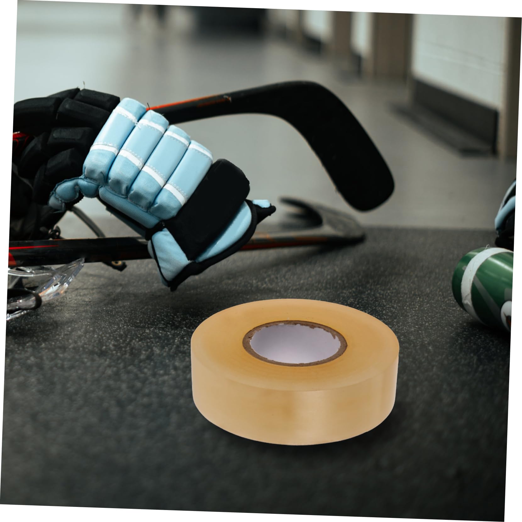 Toyvian Cinta Deportiva para Hockey Cinta Atlética Cinta Deportiva Cinta Decorativa para Hockey Cinta Transparente Cinta Portátil para Raquetas De Hockey Cinta Antideslizante De PVC