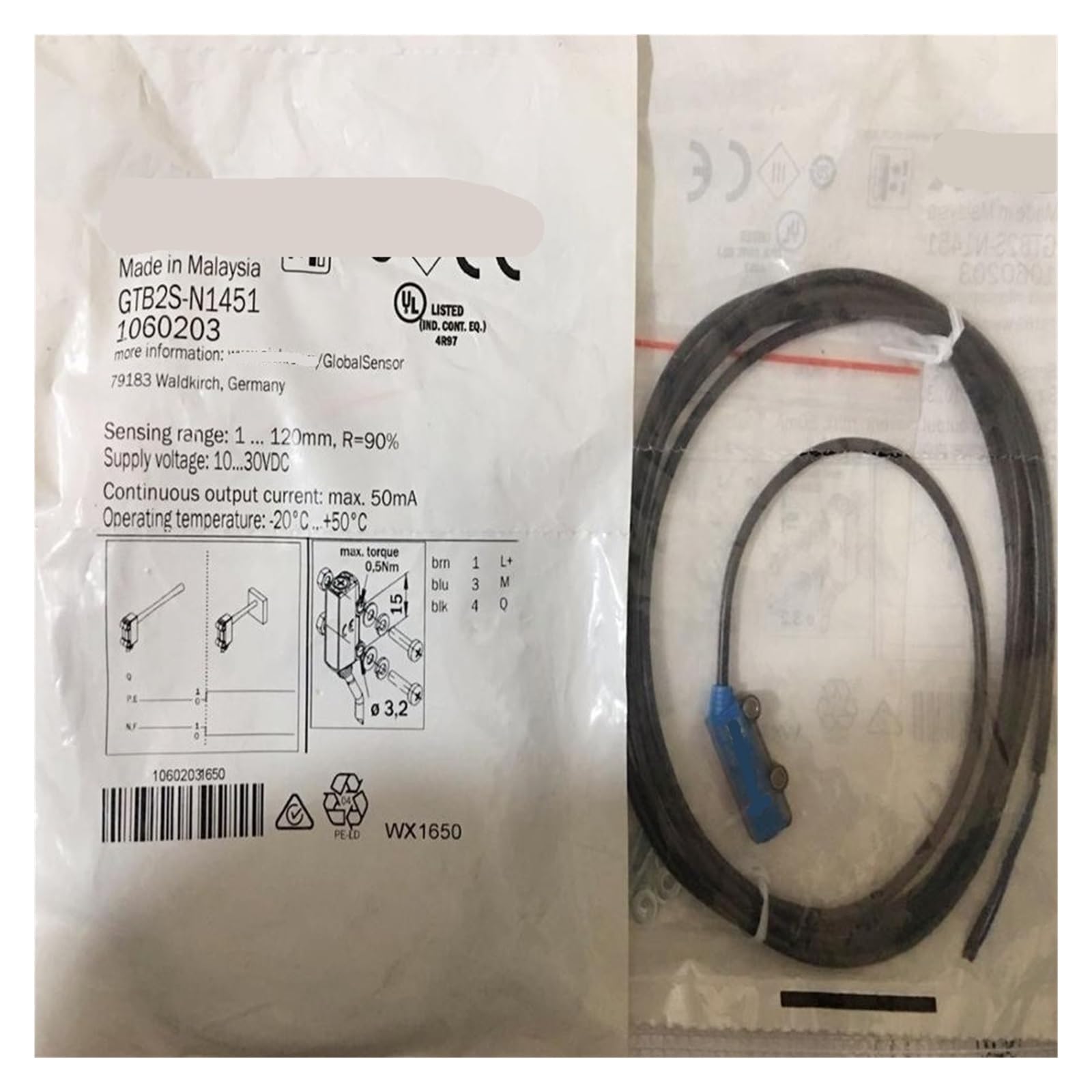 ELZNSQQK 1pcs Photoelectric sensors GTB2S-N1311 GTB2S-N1331 GTB2S-N1451 GTB2S-P5451 GTB2S-F5451 GTB2S-N5451(GTB2S-P5451)