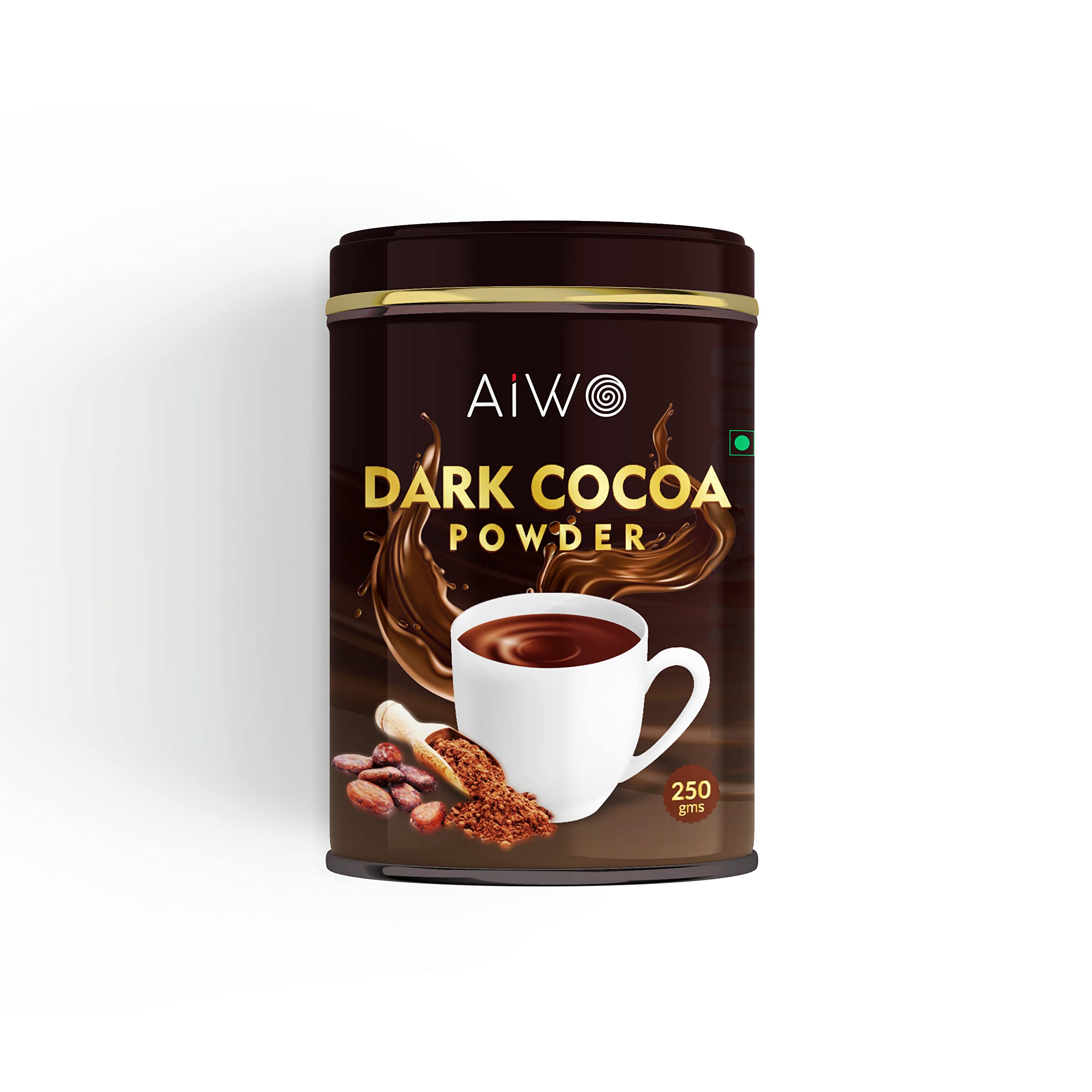 AiWO Dark Cocoa Powder Unsweetened | Gluten-Free, Vegan | Pure and Raw | Hot Chocolate Powder | Smoothies, Baking, Desserts | Rich in Antioxidants (250g) (B08XZJMY1S) Amazon Price History, Amazon Price Tracker