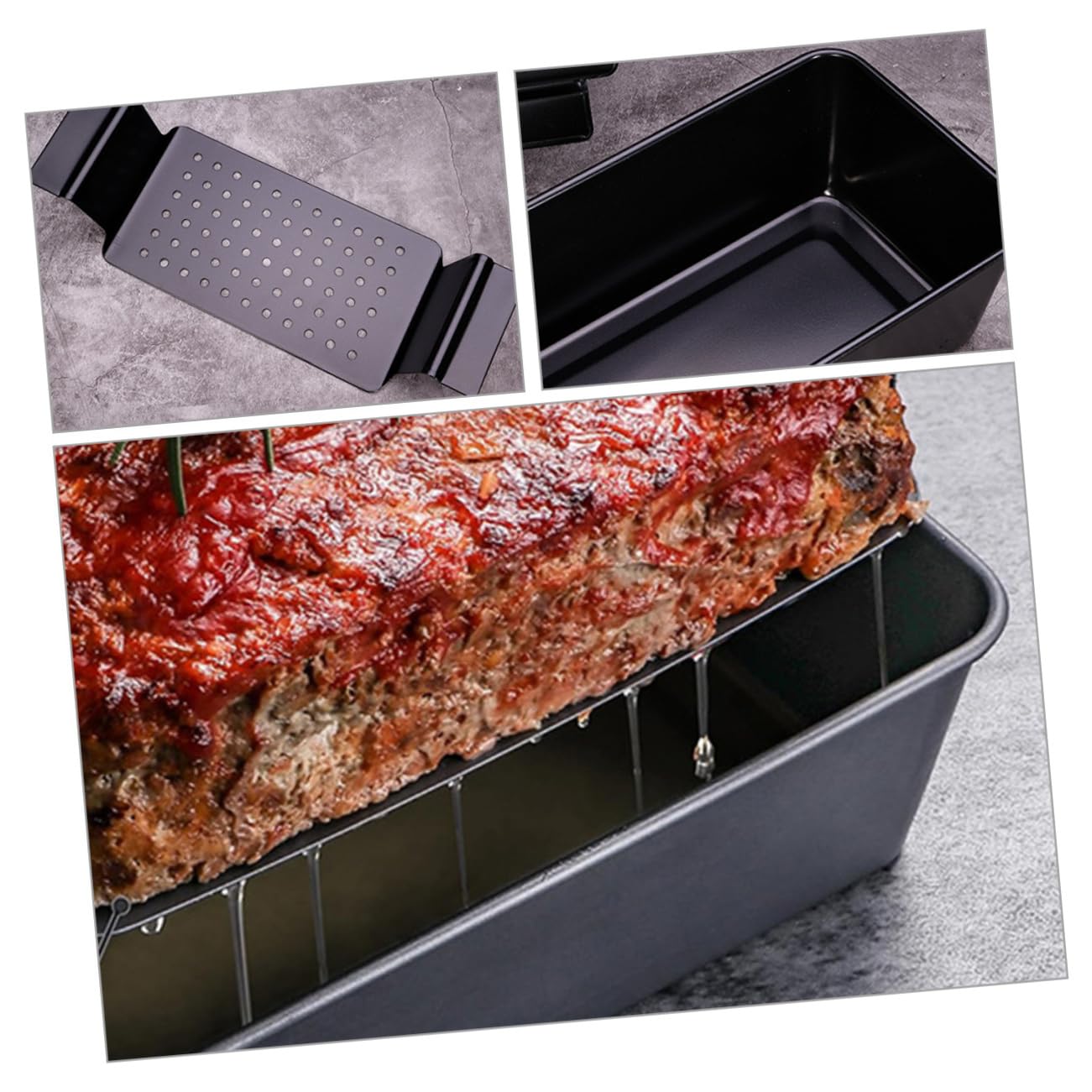 Toastform aus Kohlenstoffstahl, Kastenform für Brot und Kuchen, Schwarz | Antihaftbeschichtet, Leicht zu Reinigen, Sicher in Küche, für Heimbacken