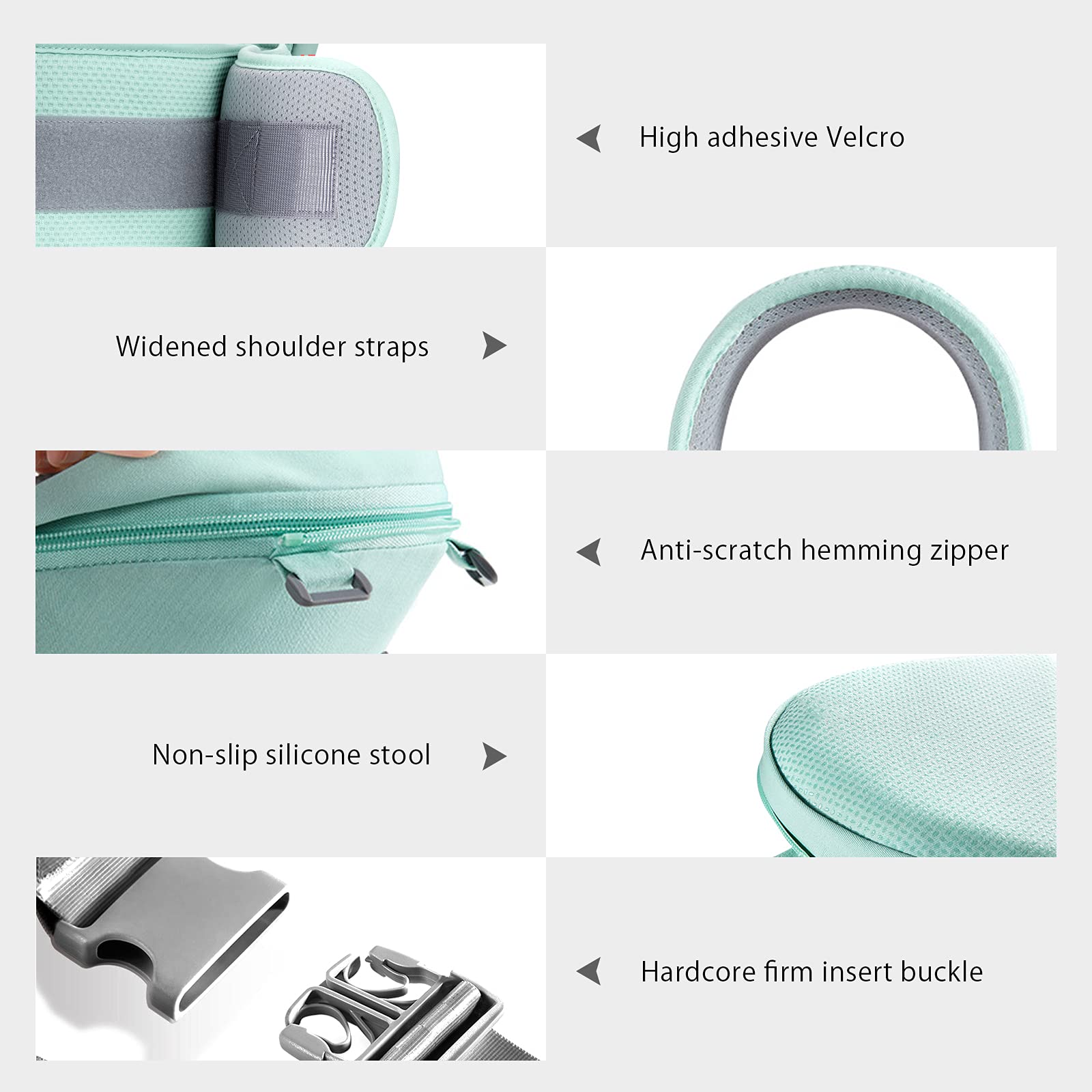 SONARIN Marsupio Neonati Ergonomico con Sedile,Puro Cotone Portantina Leggero e Traspirante per Bambini da 0-36 Mesi,Approvato da Standard di Sicurezza,Multiposizione,Fino a 30 KG(Grigio)