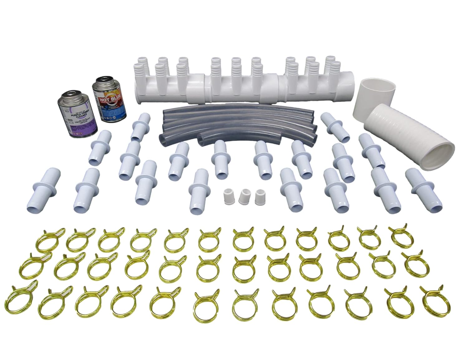 Manifold Hot Tub Spa Part 18 3/4" Outlets with Glue & Coupler Kit Video How to