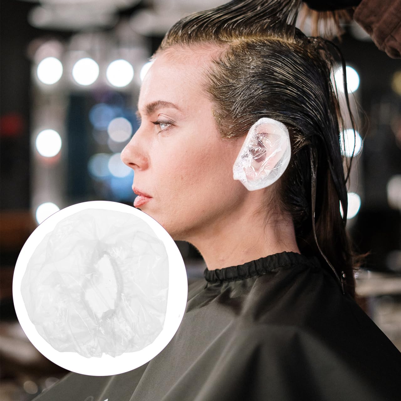 Healevian 100PCS Disposable Ear Covers for Hair Dye Shower Protection