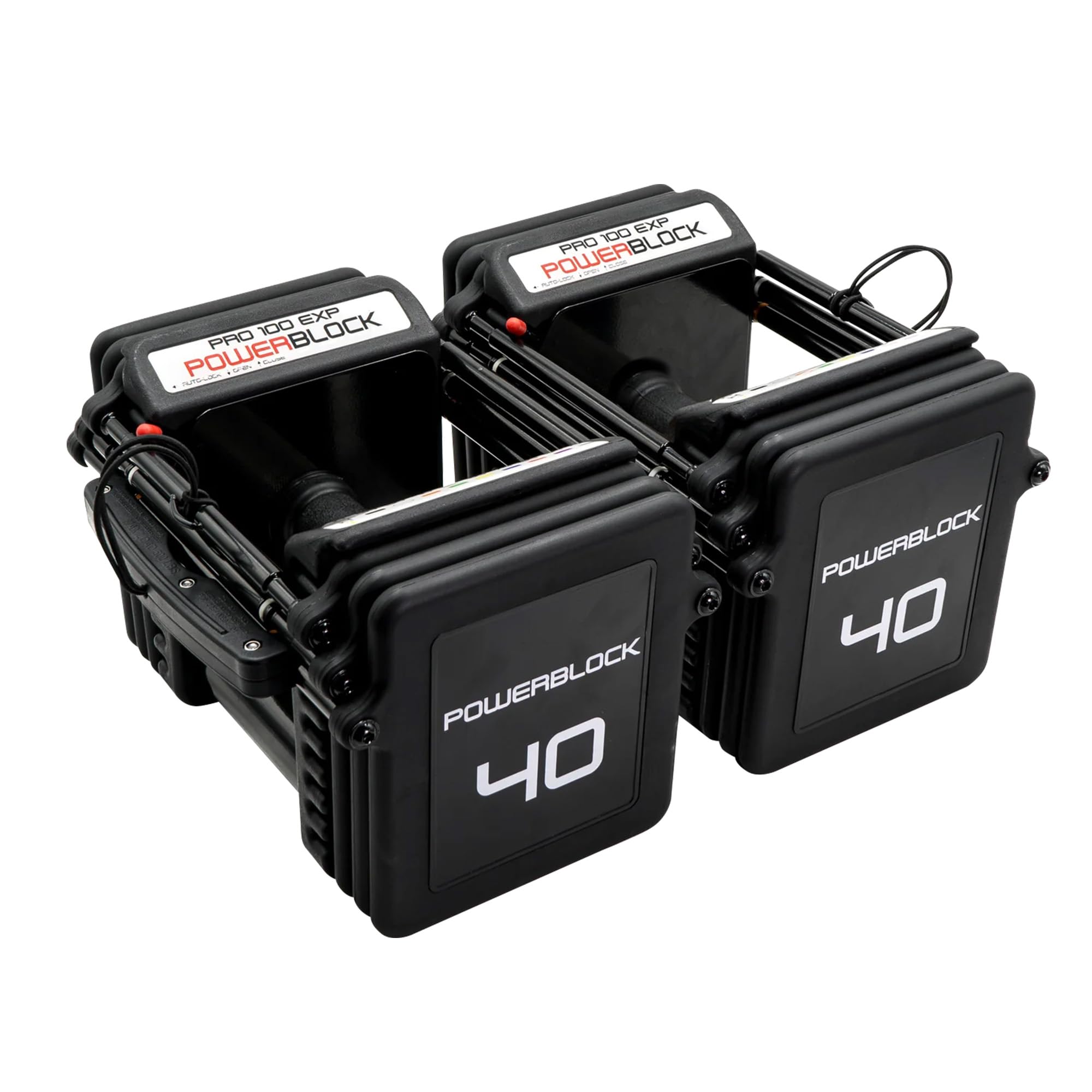 POWERBLOCK Pro 100 EXP Stage 1 - Adjustable Dumbbell Set - 1 to 18