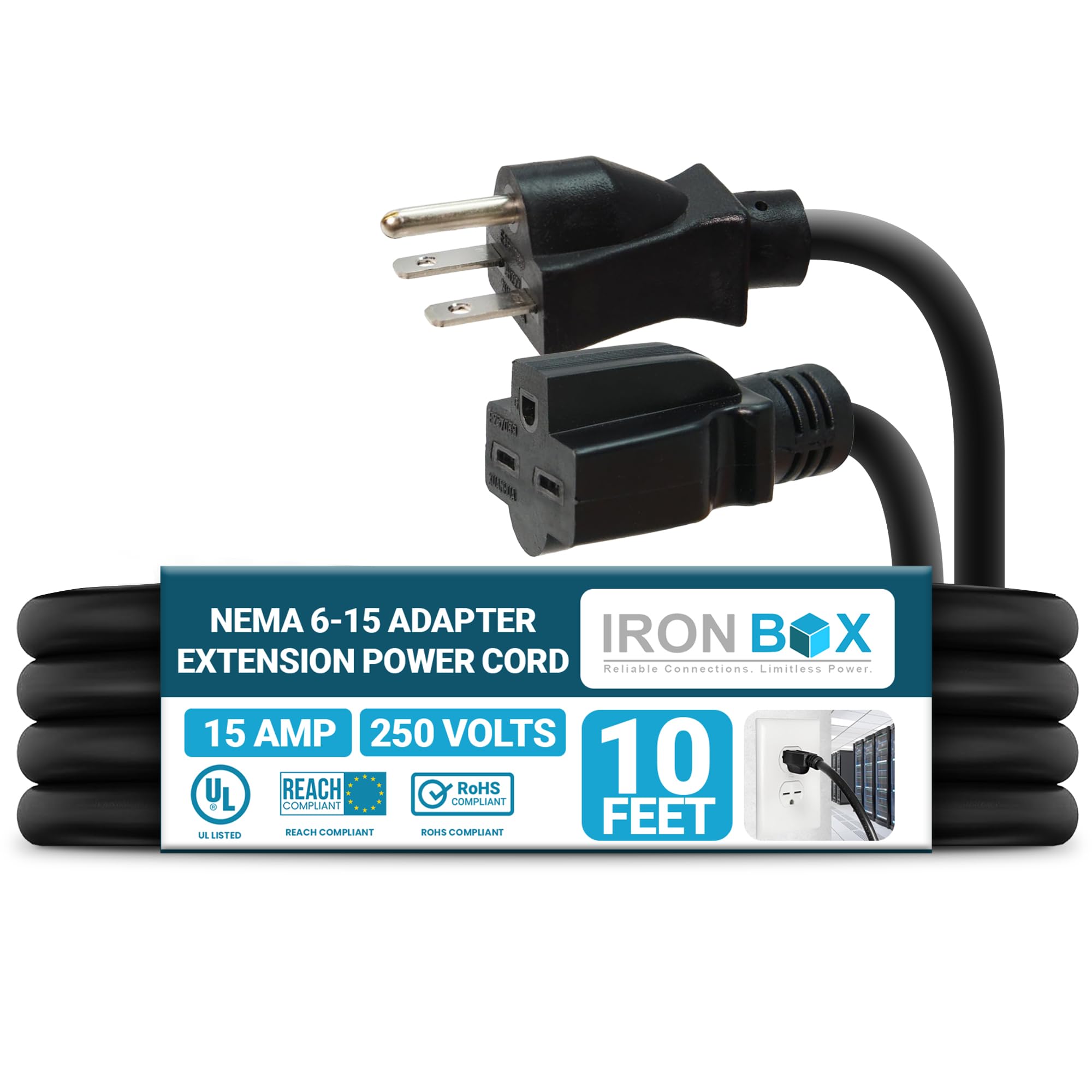 Amazon.com: IronBox Electric - NEMA 6-15 Adapter Extension Power