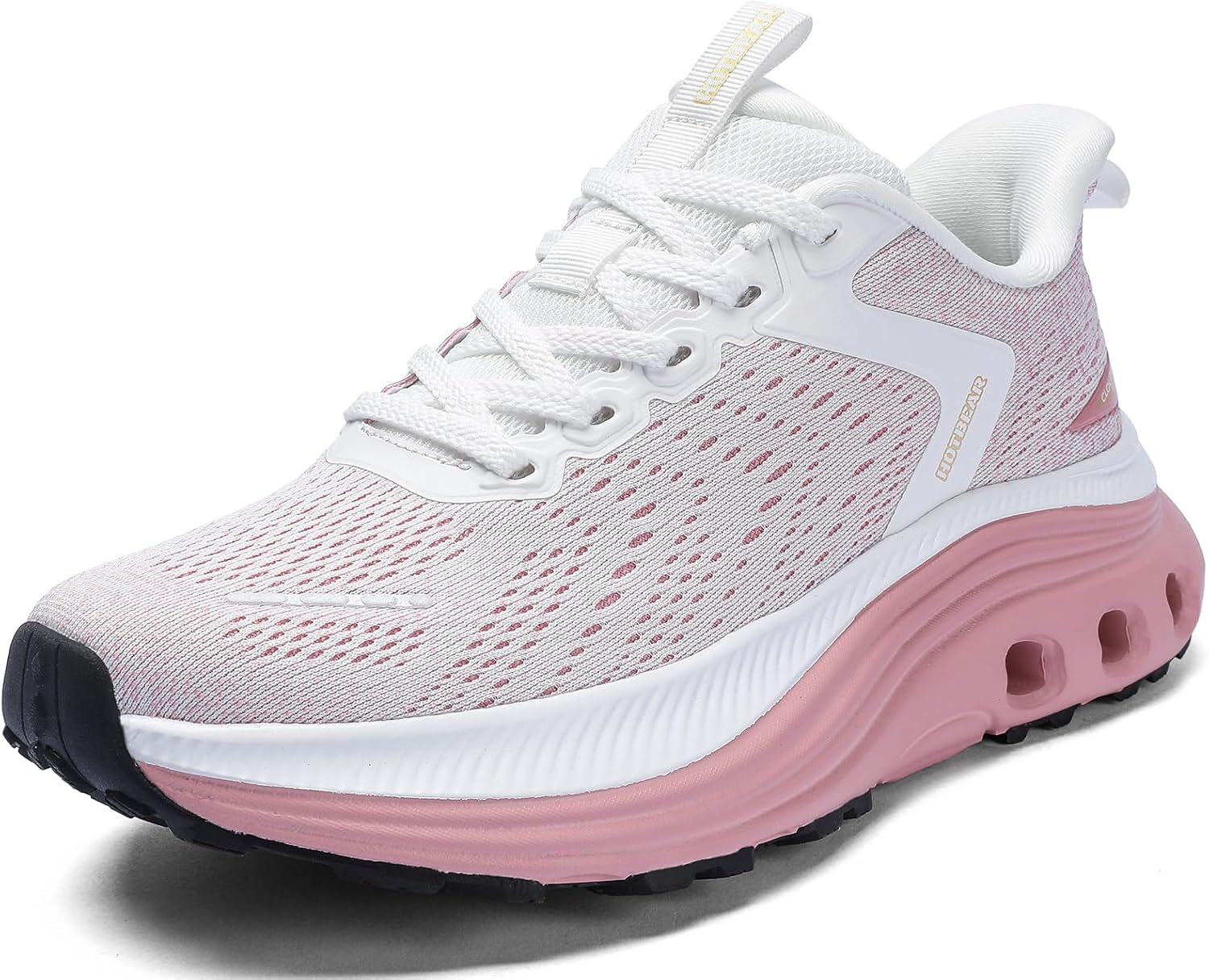 Women's Wide Toe Box Running Walking Shoes Lightweight, Cushioned Arch Support Sneakers for Gym Workout Tennis, Breathable Non-Slip Comfortable Athletic Footwear
