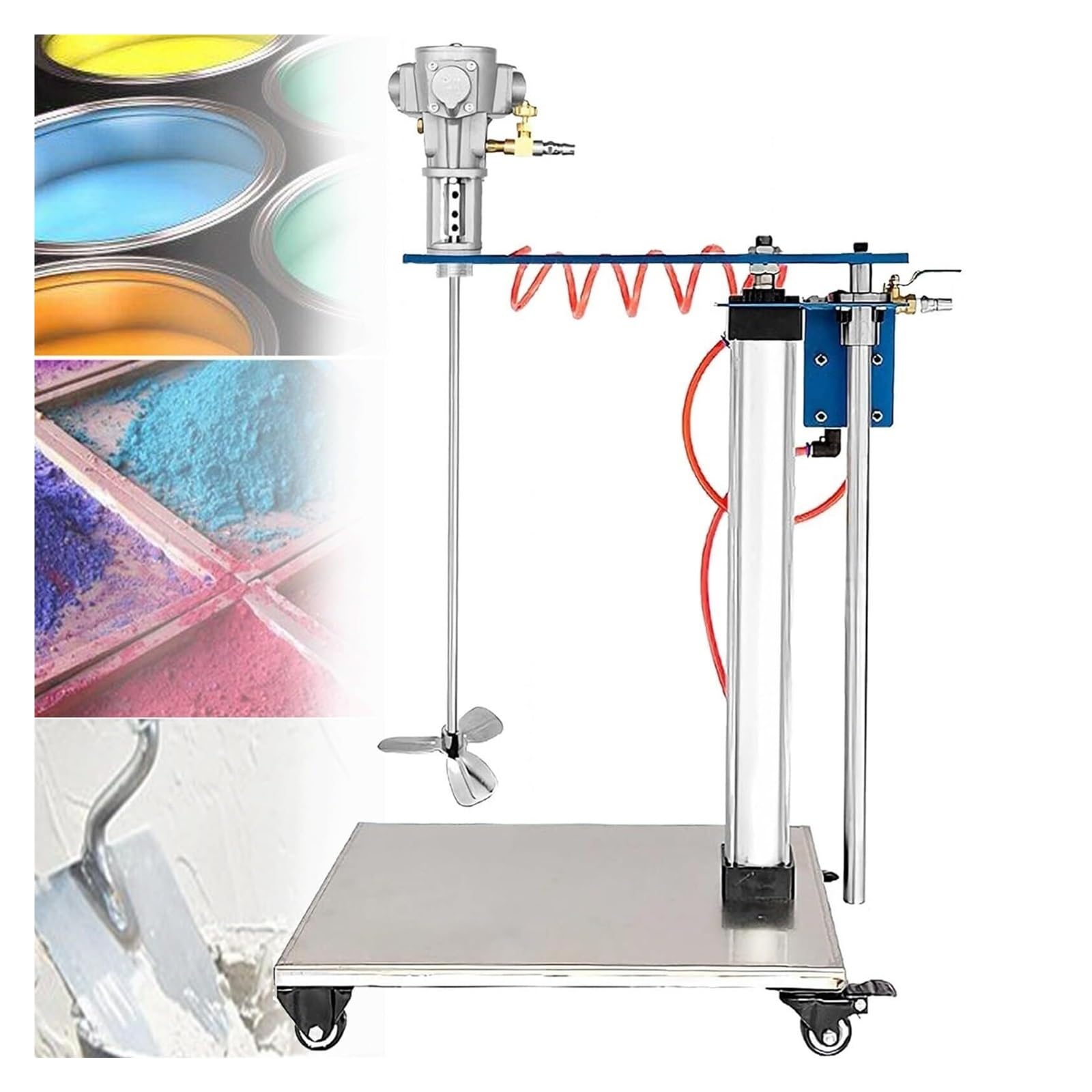 Pneumatyczny Mieszalnik Do Farb O Mocy 1/4 Km Z Automatycznym Podnoszeniem Pneumatycznym, Pneumatyczny Mieszalnik Do Farb, Urządzenie Do Mieszania Farb, Narzędzie Do Mieszania