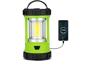 Lámpara 360 recargable: Iluminación superior para aventuras y emergencias