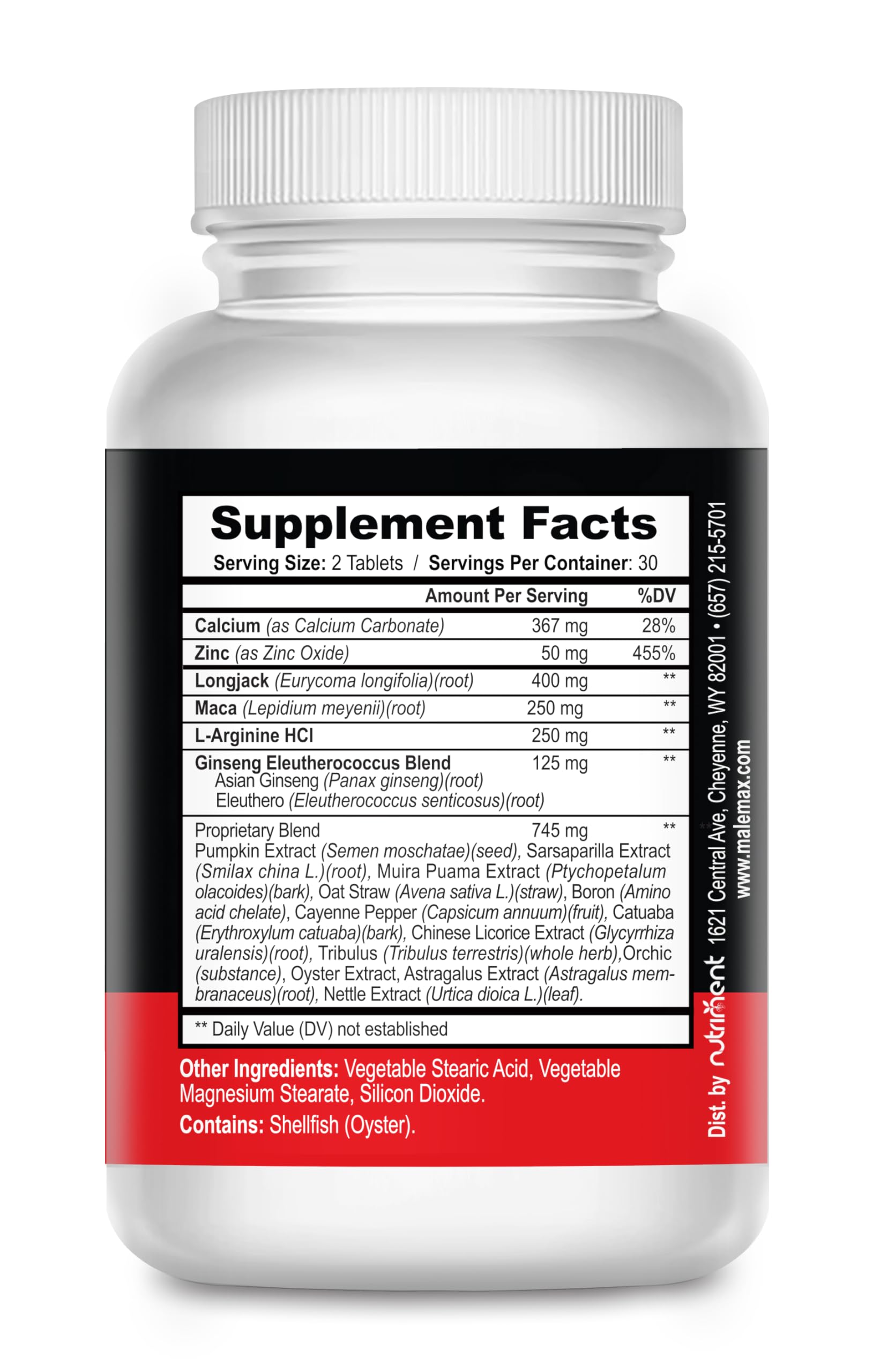 MaleMax Male Enlargement Pills- Amplify Male Size- Boost Up to 3 Inches Fast- Extend in Length, Engorge in Girth- Stamina Multiplier- 60 Tablets