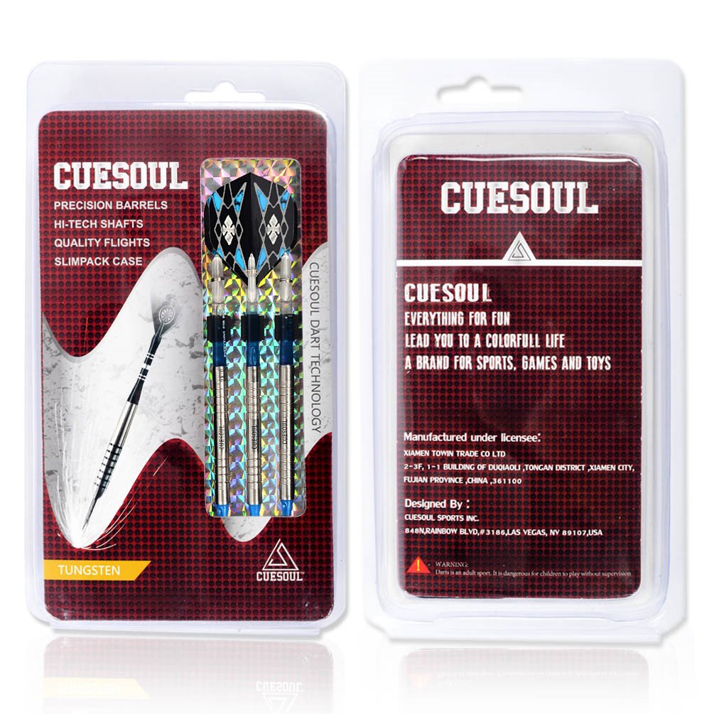 Amazon | CUESOUL剣シリーズ。ソフトチップダーツ、18g