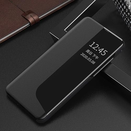 Miniatura 2 de Eabhulie Funda para Huawei Mate 20 Pro, Smart View Window Flip Stand Cover PU Funda protectora de cuero para Huawei Mate 20 Pro Negro