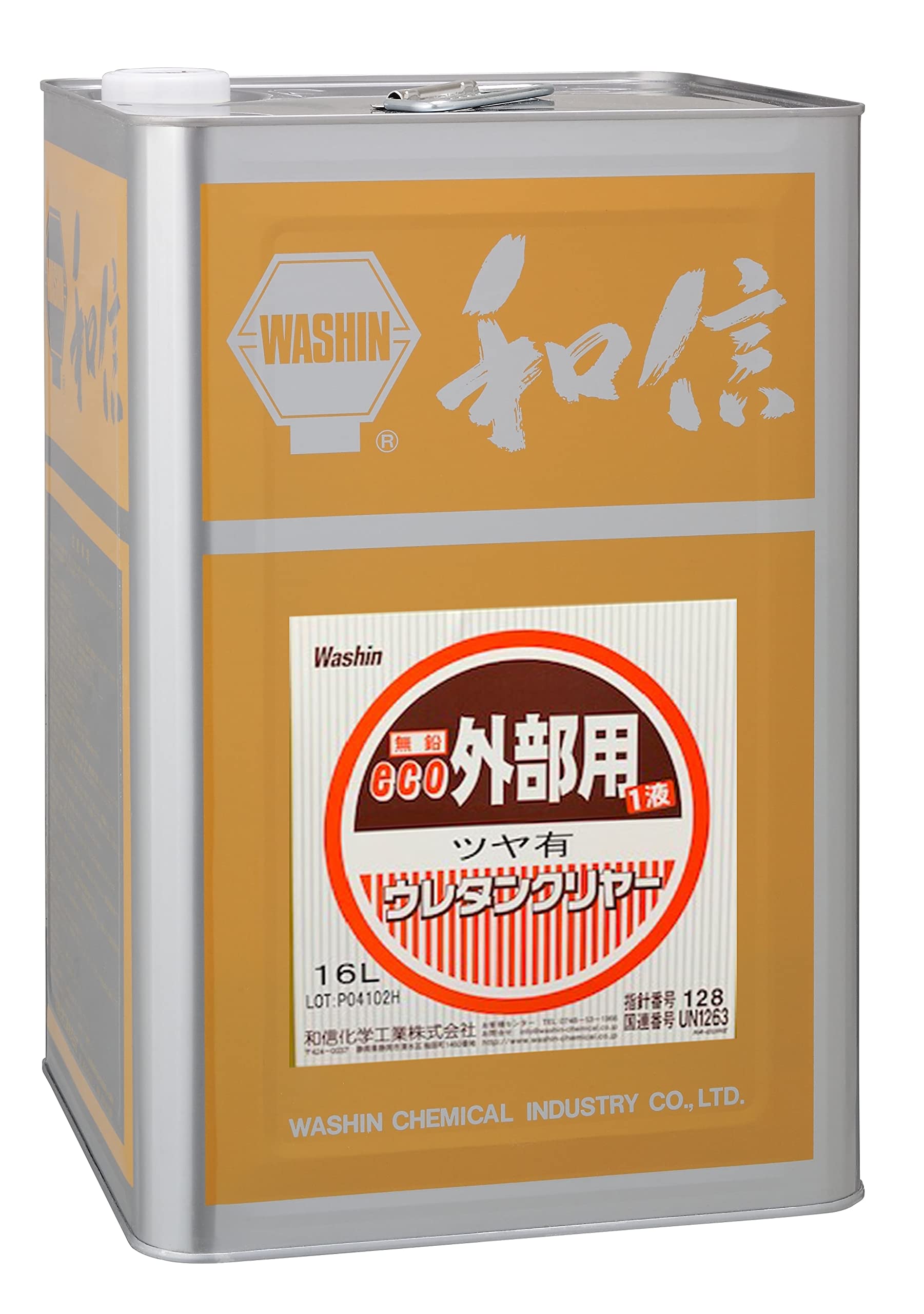 Amazon.co.jp: 和信化学工業 アクレックス №3200 外部用クリヤー 16L 