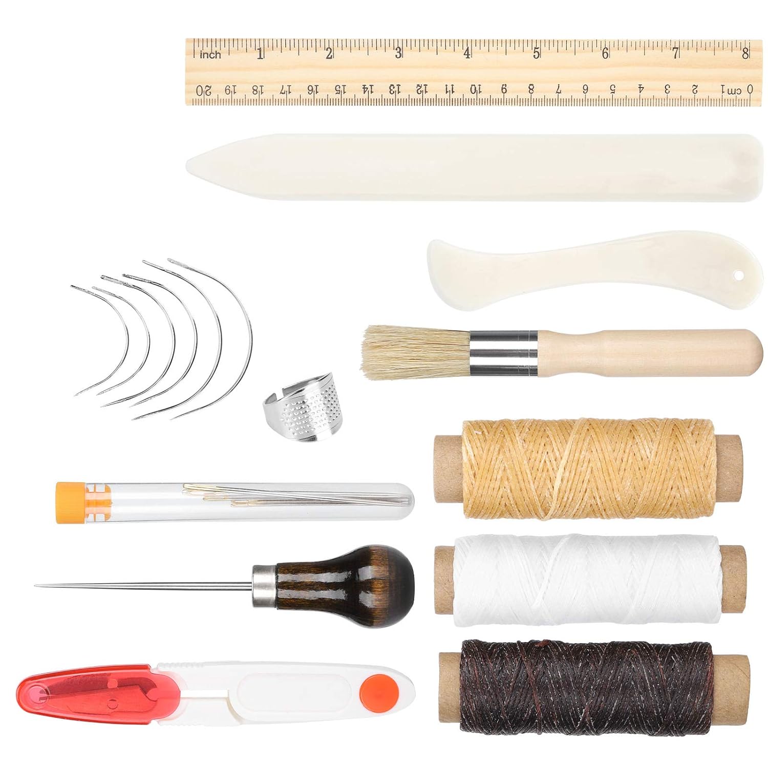 Ubervia® Leather Working Tools, Hand Stitching Tool Set Leather Repair