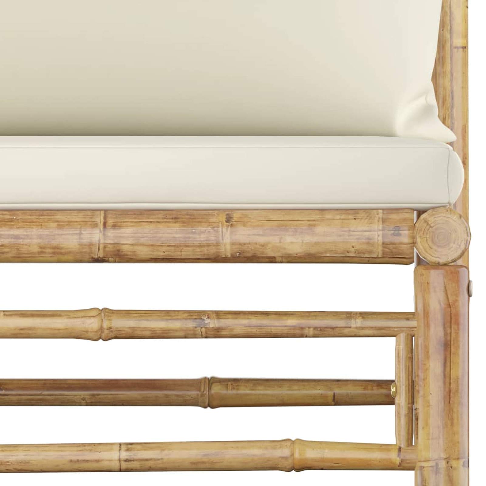 Sofa środkowa + narożnik sofy, meble ogrodowe, meble wypoczynkowe, tarasowe, zestaw mebli ogrodowych, bambusowe, meble balkonowe, sofa, ogród, sofa, sofa, sofa, do wypoczynku na świeżym powietrzu, zestaw mebli do siedzenia, do ogrodu, na taras