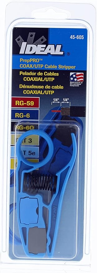 Ideal Electrical PrepPRO Pelacables Coax/UTP 45-605 miniatura 8