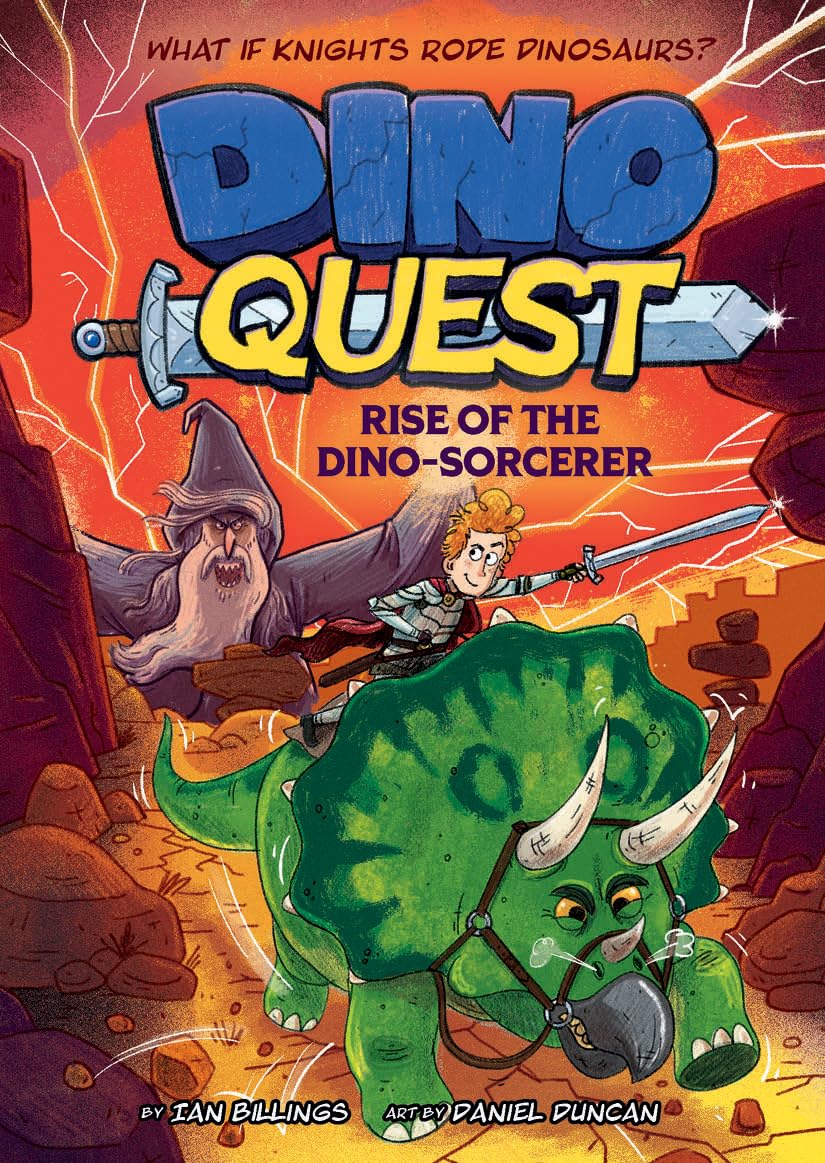 Rise of the Dino-Sorcerer (Dino Quest)      Library Binding – January 1, 2026