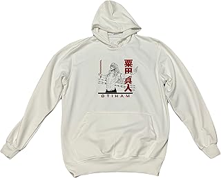 سويت شيرت انيمي جوجوتسو كايسن جوجو ساتورو ايتادوري يوجي 12 (XL)، ياقة عالية جدًا