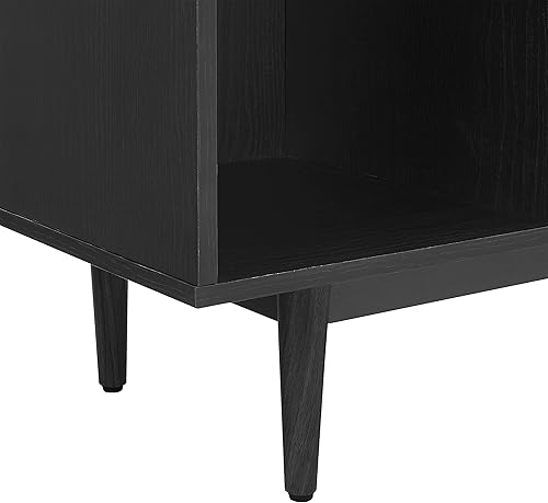 Miniatura 9 de Crosley Furniture Liam Mid-Century - Estantería de 6 cubos, color negro