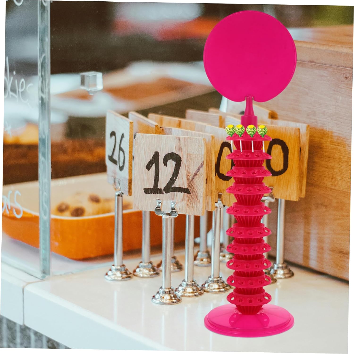 Multi Layer Lollipop Display Stand Adjustable Plastic Desktop Rack