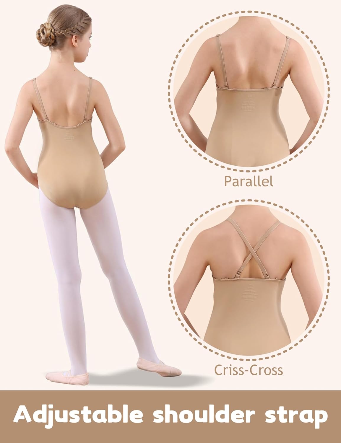 Girls Gymnastics Leotards Years Gym Outfits One Piece Stretchy Rolling Biketards Unitard - Image 3