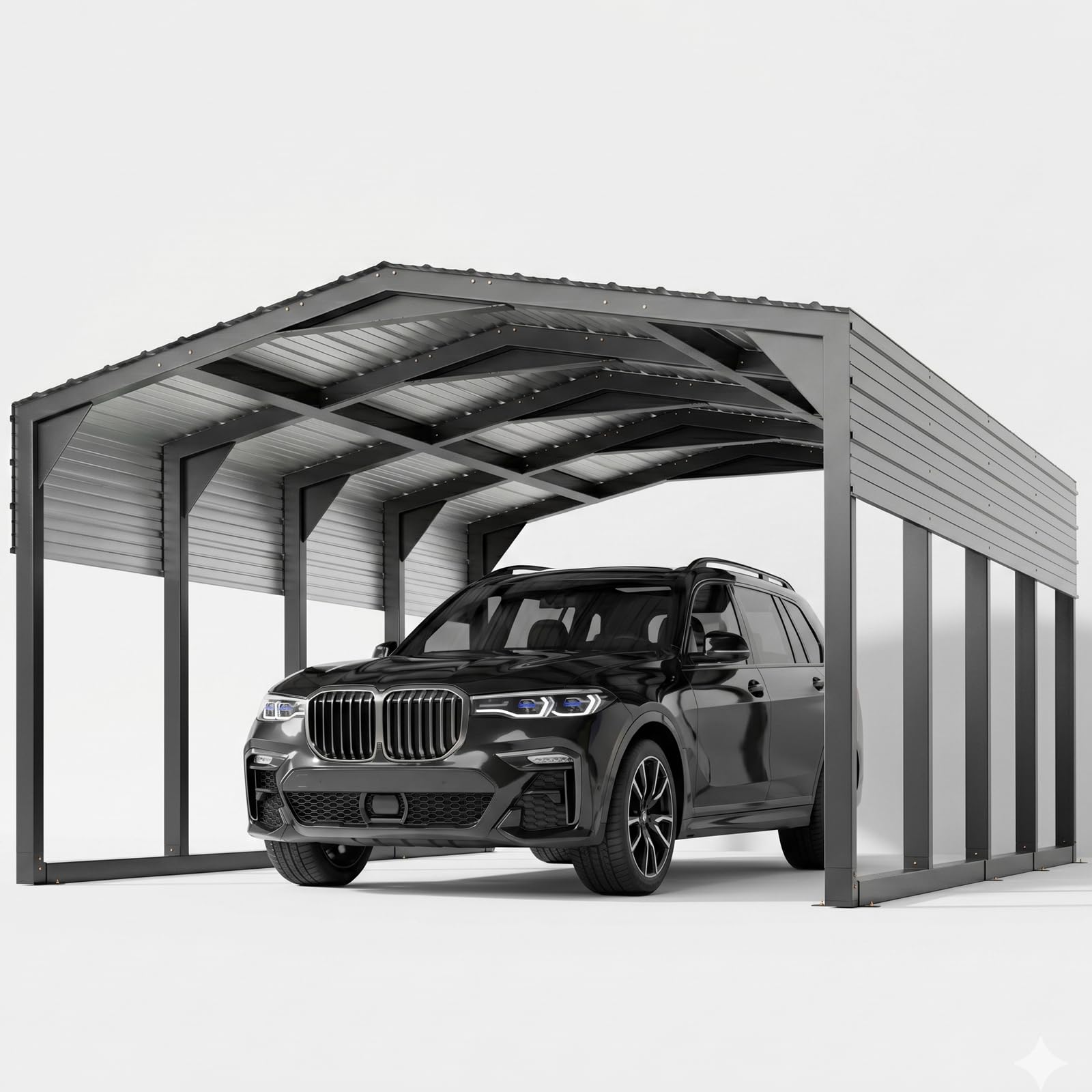 WELYAS 12x20 Heavy Duty Carport