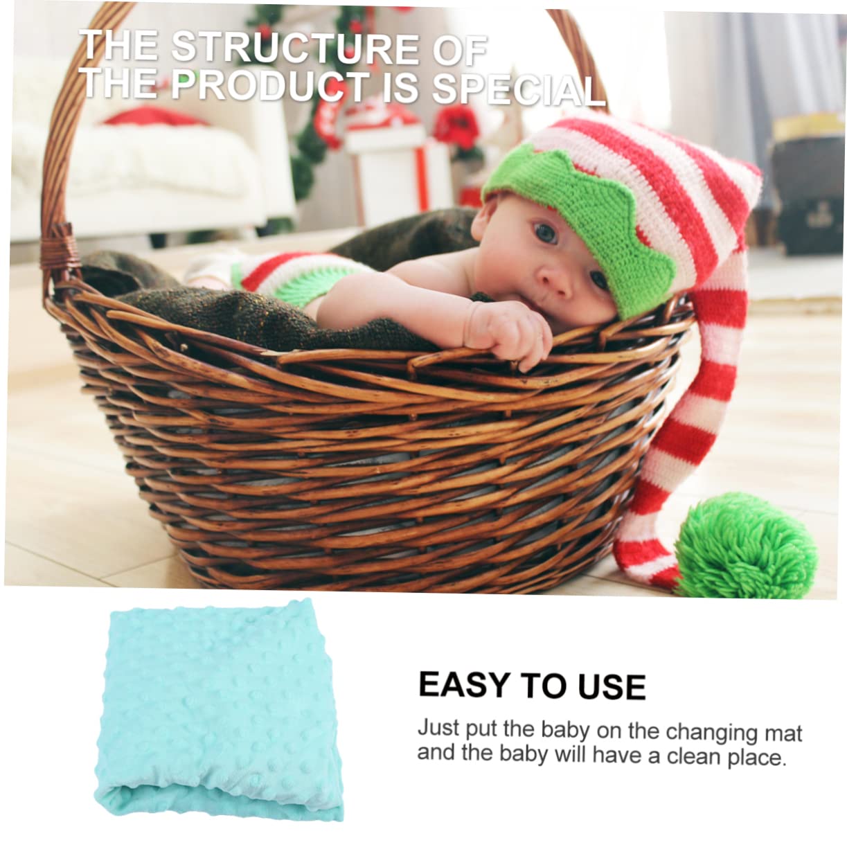 Luxshiny Diaper Change Pad Covers Breathable Change Pad Changing Table Bed Protector Massage Table Cover Versatile Use