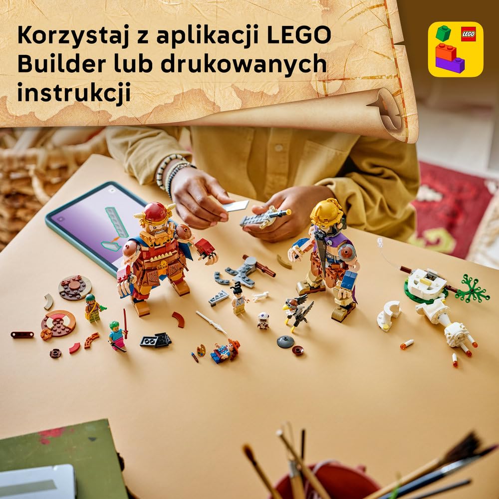 LEGO ONE PIECE Dorry kontra Brogy — Giganci z Little Garden 75644 | Scenka ONE PIECE, zestaw akcji, prezent dla fana anime 9+, 733 elementy