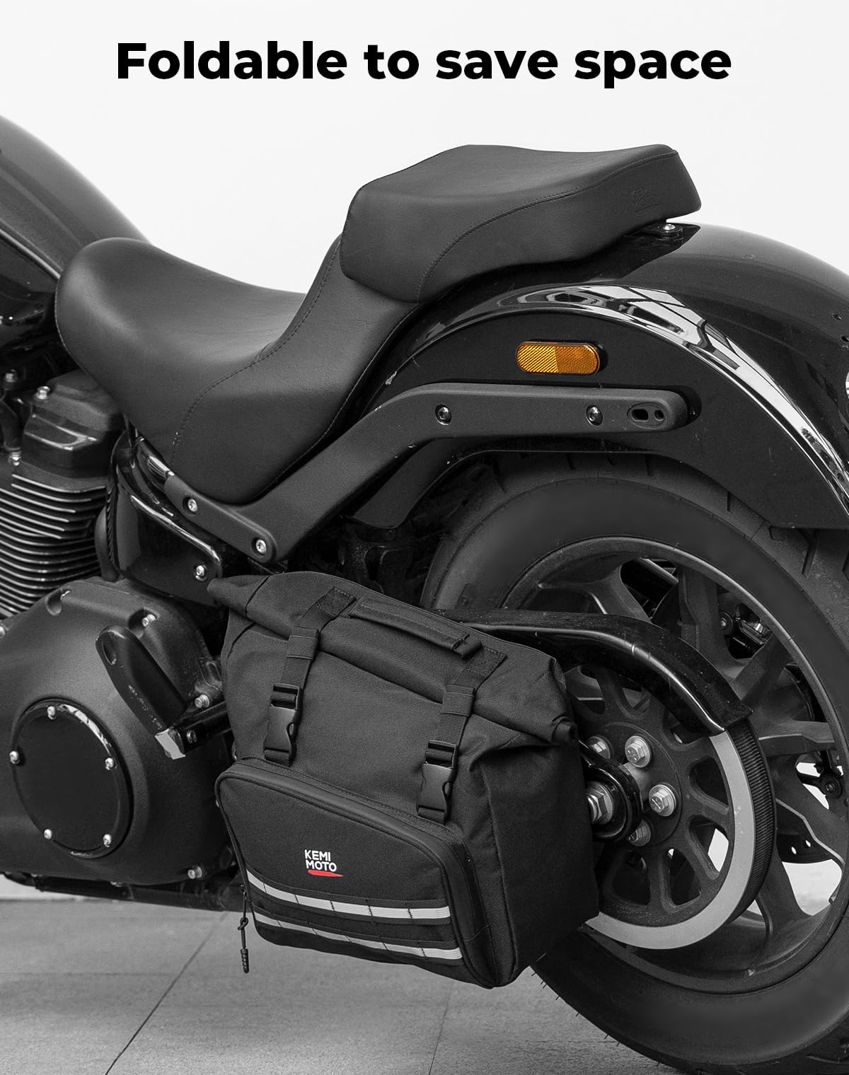 Amazon | KEMIMOTO スイングアームバッグ 折りたたみ式 拡張可能 16L 