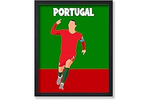 Cristiano Ronaldo Art Print - Soccer Player Posters - Football Wall Decor