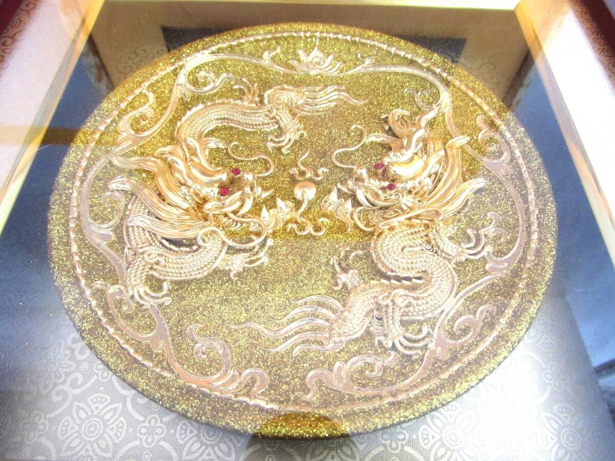中国　黄金漆線彫　国賓礼品　工芸品　ドラゴン Amazon.co.jp: 中国 黄金漆線彫 国賓礼品 工芸品 ドラゴン