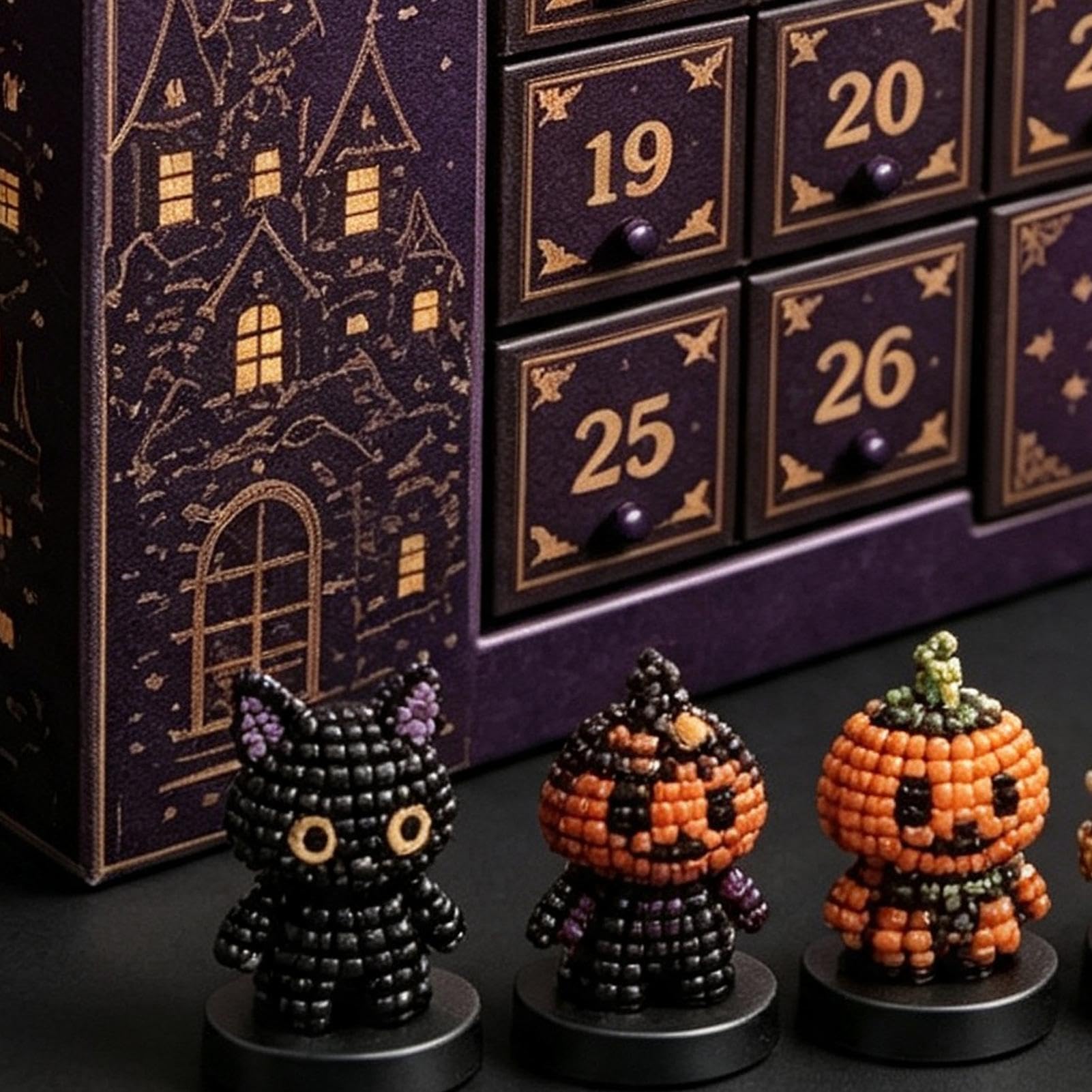 Set Perline Avvento Halloween Calendario Conto Rovescia 31 Giorni Con Perle