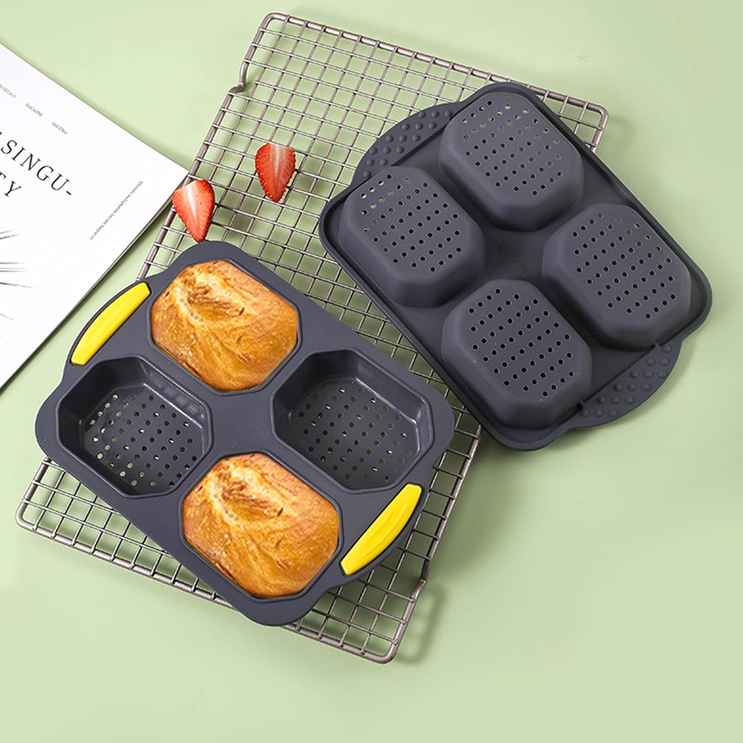 atrccs Silicone Bread Loaf Pan