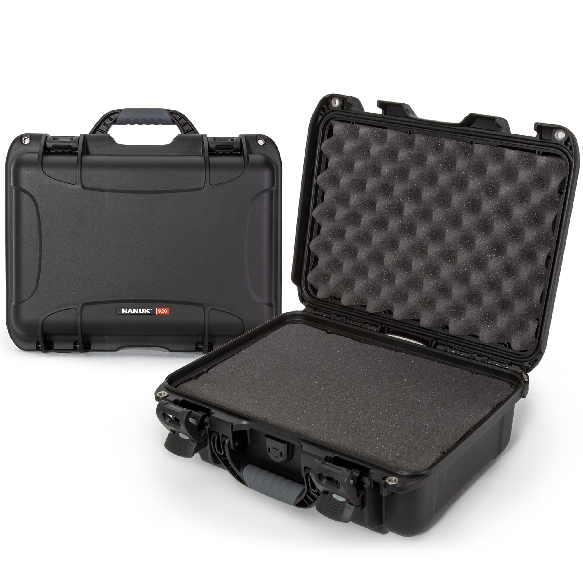 Nanuk 920 - Custodia rigida impermeabile con inserto in schiuma, colore: Nero