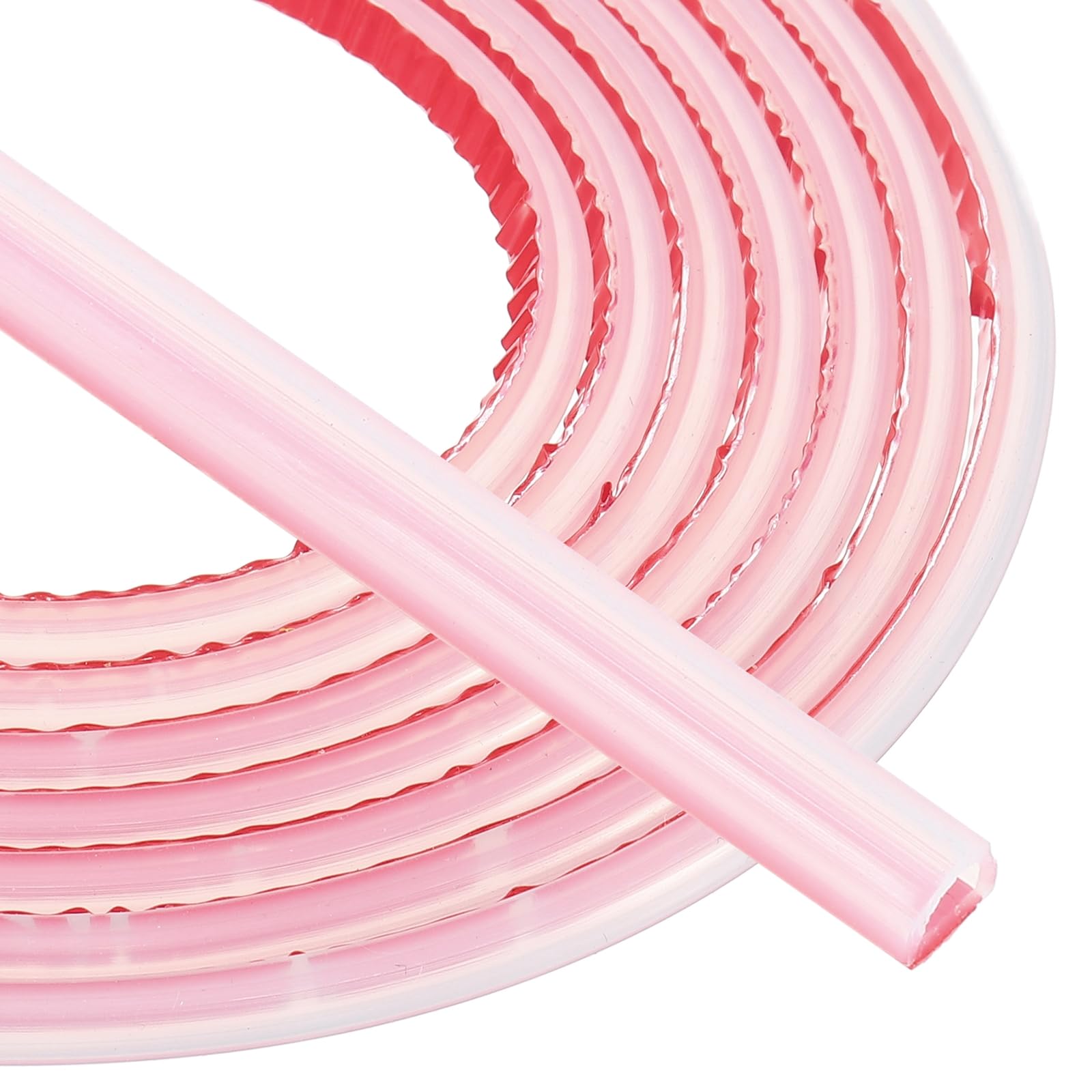 PATIKIL Silicone Weather Stripping 5mm W x 1mm t x 4mm H, 6.6FT/2M Self Adhesive D Shape Weather Stripping Door Seal Strip for Door Frame Window Sealing Large Gap