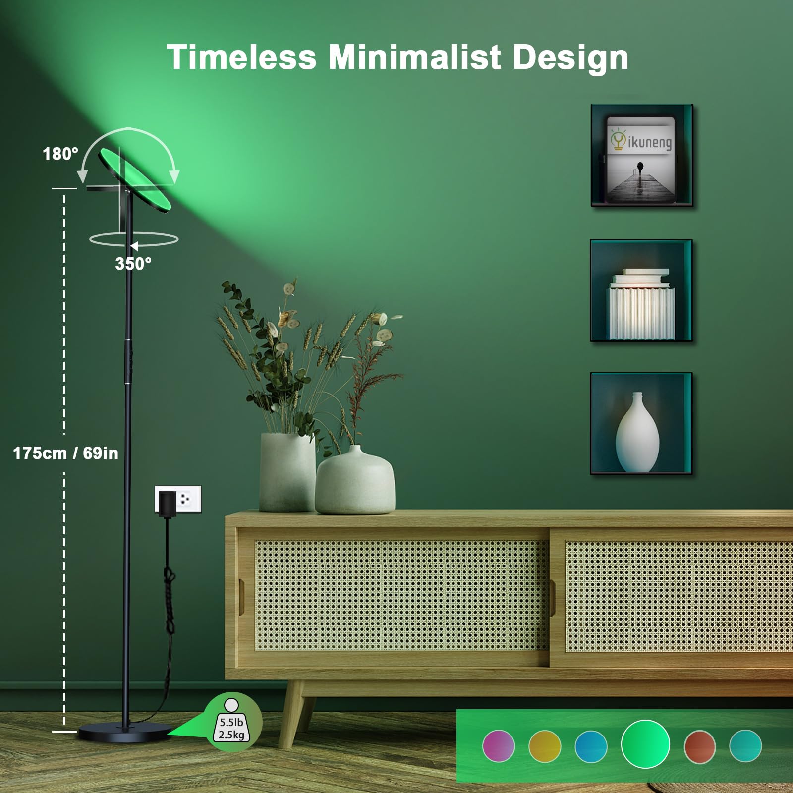 フロアスタンド DAIKO Modern LED Floor Light Stand DAIKO Modern LED Floor Light Stand Modern Floor Lamps 40W