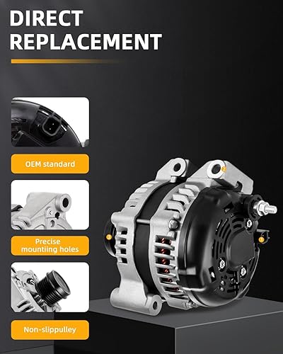 Miniatura 3 de OCPTY Alternadores 11570 7B0-903-015C 90-29-5776 para Chrysler 200 2011-2014 para Town Country 2011-2016 para Dodge Avenger 2011-2014 para Journey