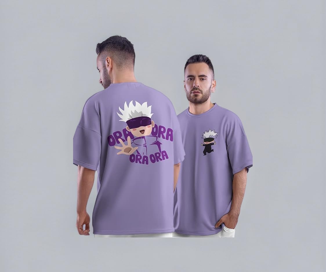 Jujutsu Kaisen Ora Ora Gojo Satoru Anime Oversized T-Shirt