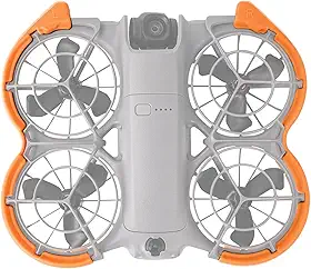 Protetor de hélice para drone DJI Neo 2, capa protetora anticolisão para acessórios DJI Neo 2, leve, à prova de choque, durável (laranja)