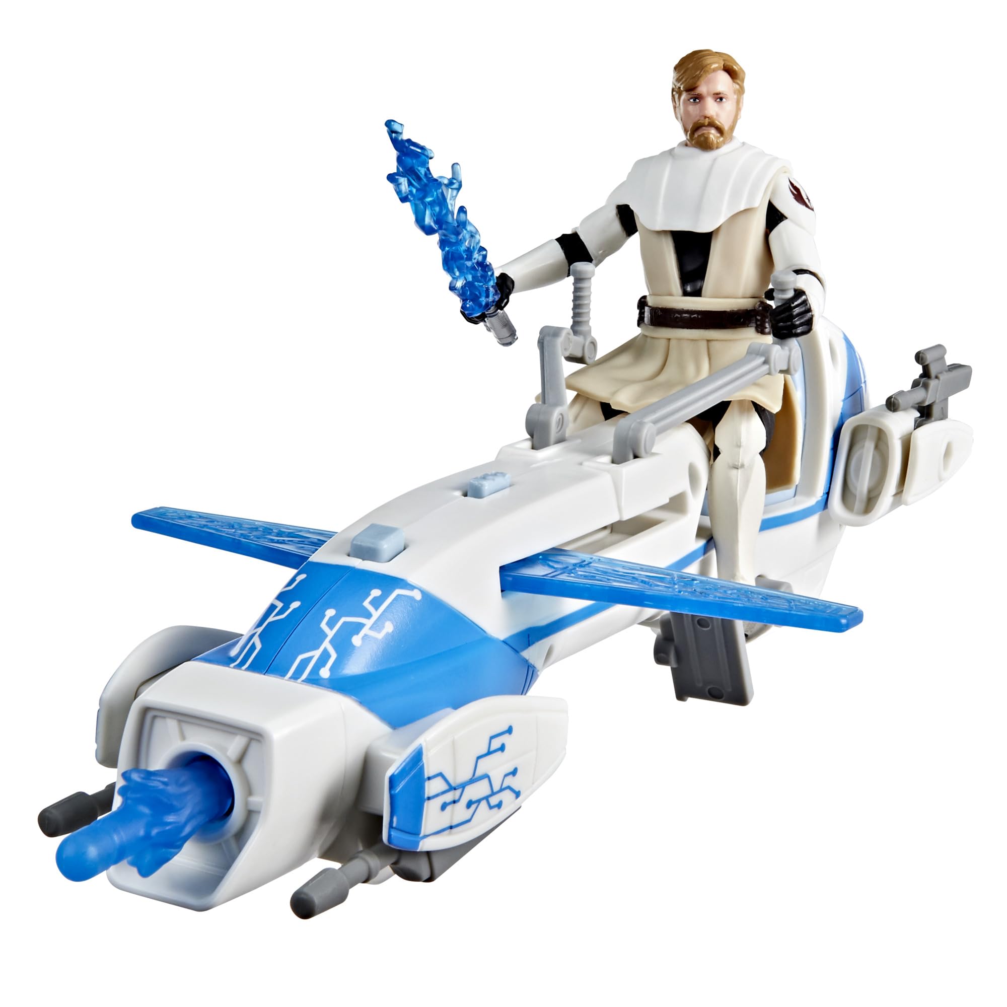 Star Wars Epic World of Action Obi-Wan Kenobi Action-Figur & BARC Speeder Bike, 10 cm