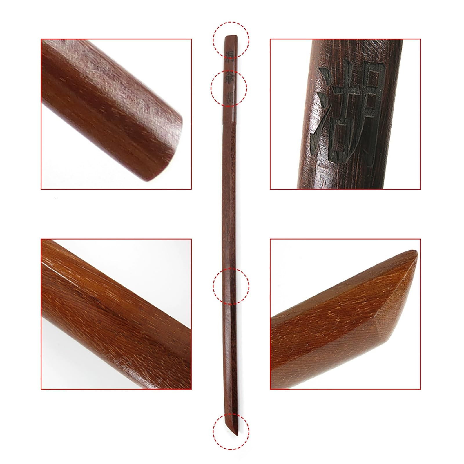 Espada Samurai Japonesa 100 cm Gintama Sakata Gintoki Katana Bokken Hecho a Mano para Entrenamiento Kendo Cosplay