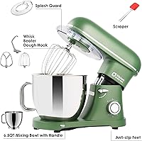 Vista 3 de Kitchen in the box Stand Mixer, 8.5 Quart Standing Mixer 900 Watt, Heavy Bread Dough Standing Mixers Tilt-head with Dough Hook, Whisk, Flat Beater