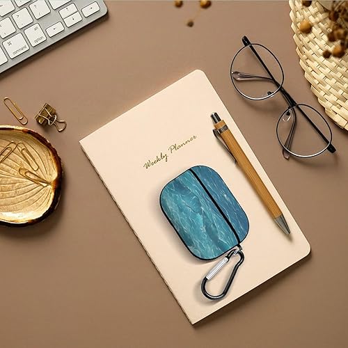Miniatura 6 de AirPods Pro & Pro 2 Case Cover The Deep Ocean Protective Case with Keychain Front LED Visible for Women Men