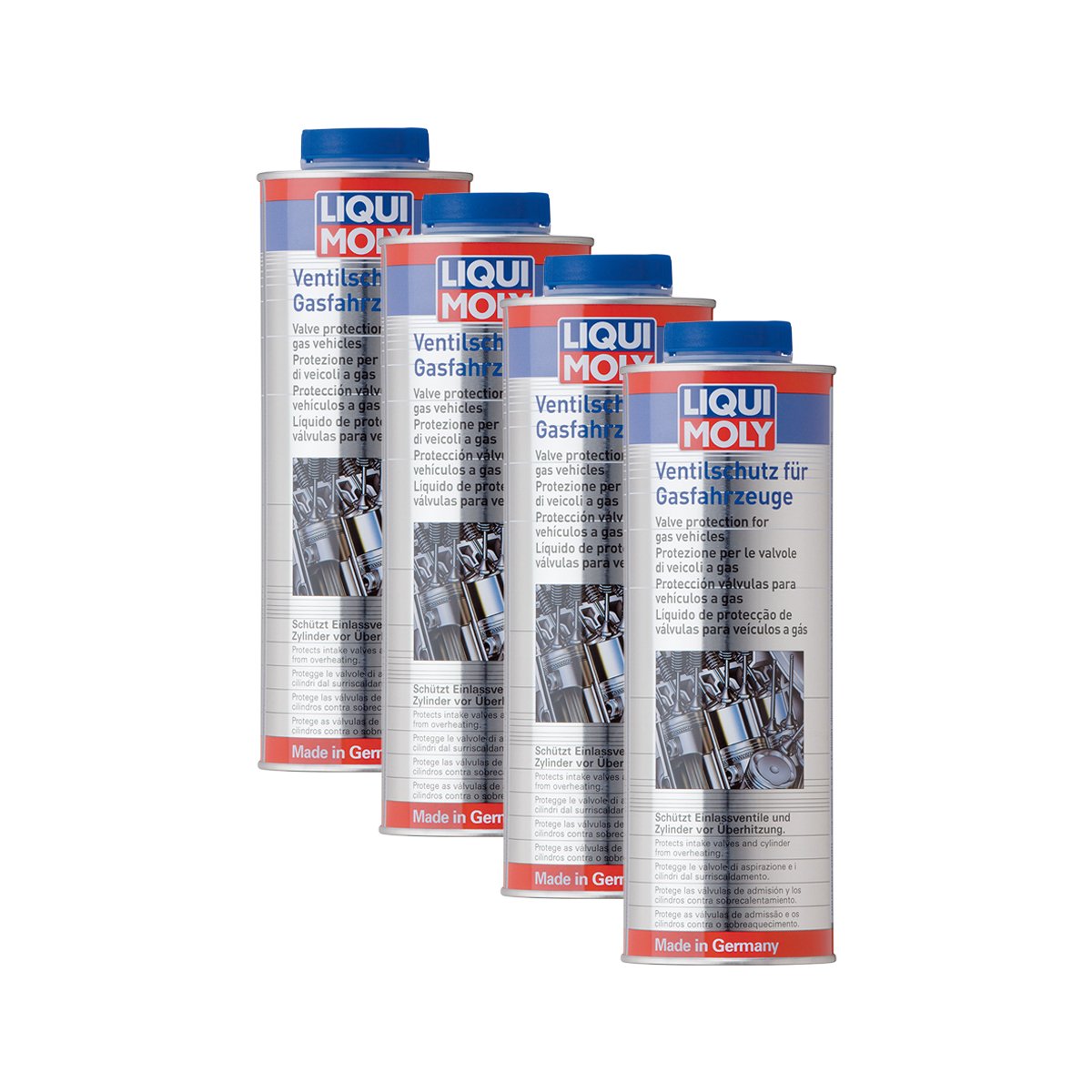 4 x Liqui Moly 4012 Protección de válvulas para vehículos de gas válvula de protección additiv 1L