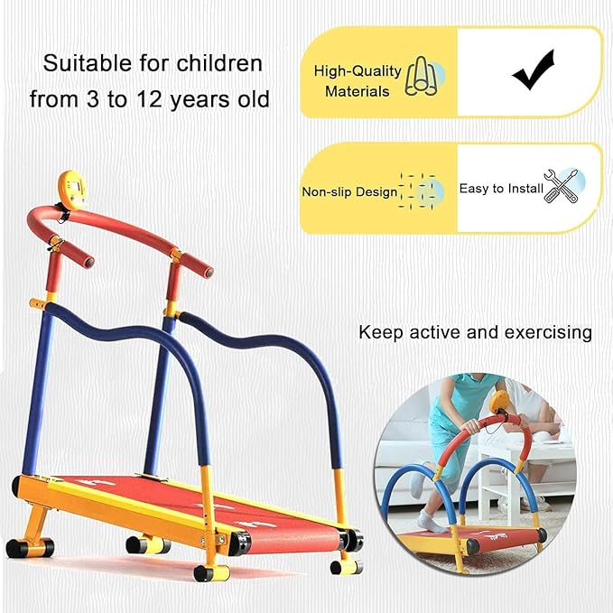 Caminadora para Niños, Equipo de Ejercicio y Fitness para 3 a 8 Años miniatura 5